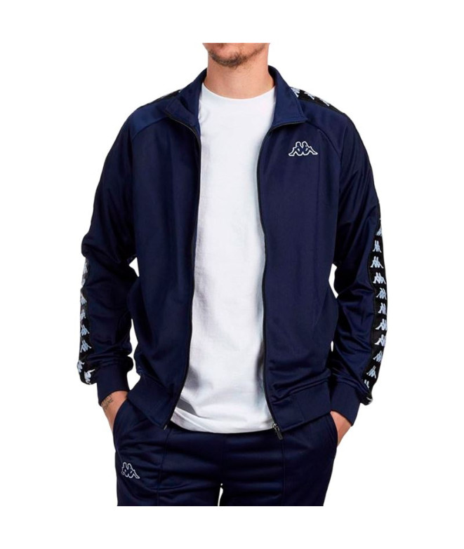 Chaqueta Kappa Anniston Slim 222 Banda Hombre Azul marino