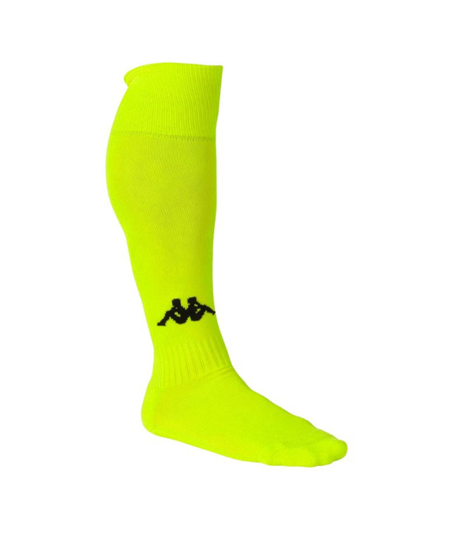 Meias Futebol Kappa Penao Ppk 3 Amarelo Fluo/Preto