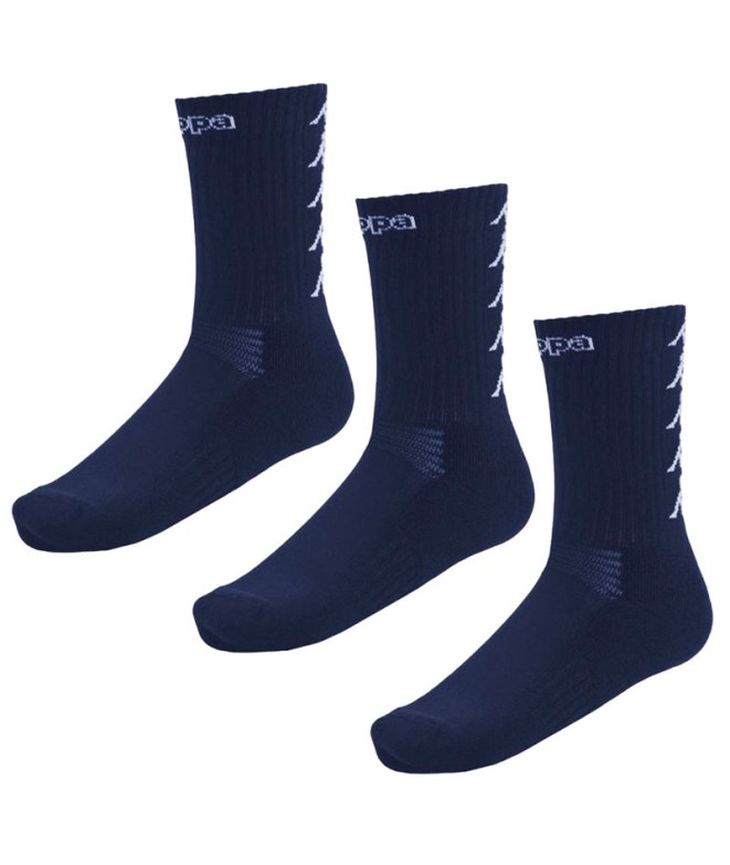 Chaussettes Kappa Pack Eleno Of 3 Bleu marine