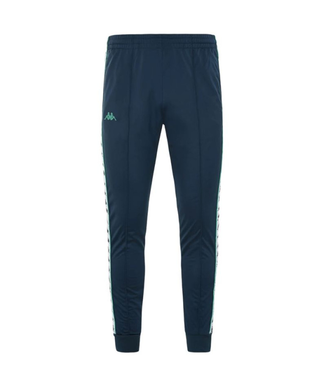 Pantalón Kappa Rastoria Slim 222 Bandas Blue Dark White Gree Hombre