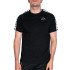 Camiseta Kappa Coen Slim 222 Banda Hombre Negro/Blanco/Negro