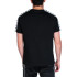 Camiseta Kappa Coen Slim 222 Banda Hombre Negro/Blanco/Negro