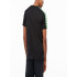 Camiseta Kappa Coen Slim 222 Banda Hombre Negro/Verde/Negro