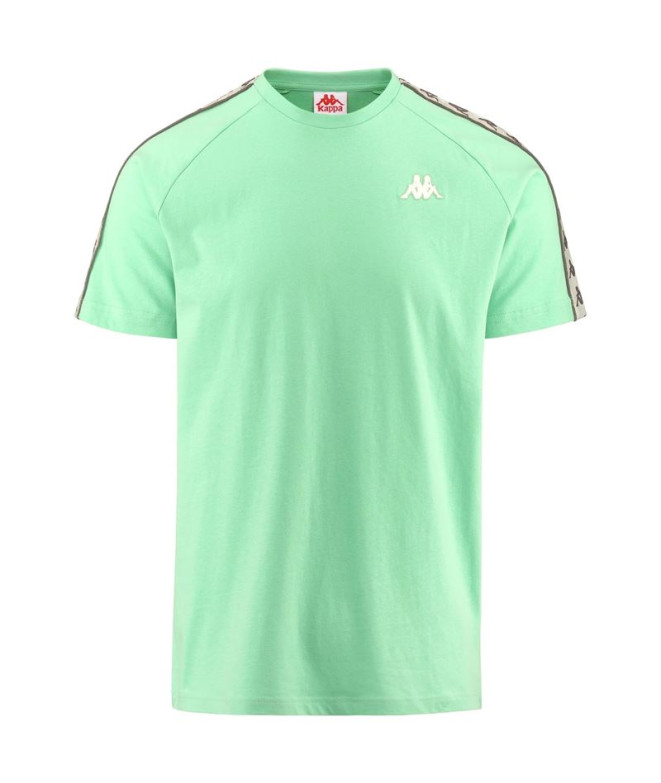 Camiseta Kappa Homem Coen Slim 222 Band Sage Green/Beige/Grey