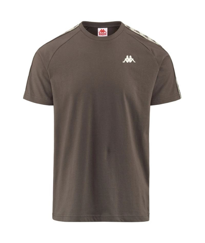 Camiseta Kappa Coen Slim 222 Banda Hombre Gris/Beige