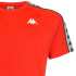 Camiseta Kappa Coen Slim 222 Banda Hombre Naranja/Blanco/Negro