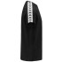 Camiseta Kappa Coen Slim 222 Banda Hombre Negro/Blanco