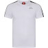 Camiseta Kappa Coen Slim 222 Banda Hombre Blano/Negro/Blanco