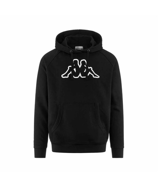Sudadera Kappa Zaiver Hombre Negro