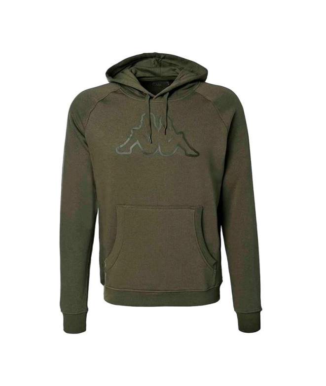 Sudadera Kappa Zaiver Korporate Green Olive Green Africa Hombre