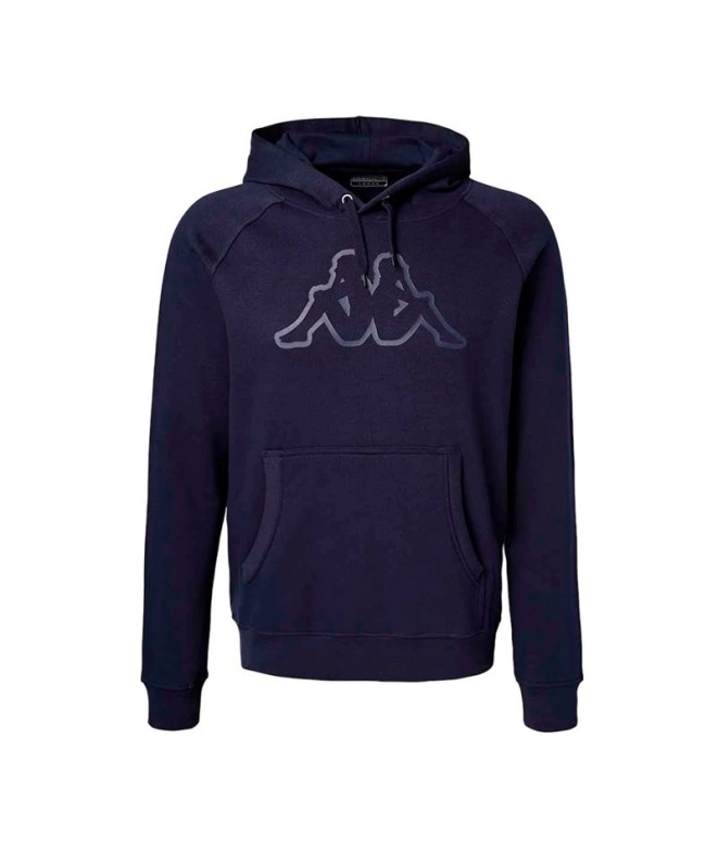 Sweat Kappa Zaiver Korporate Blue Bleu marine intense Homme