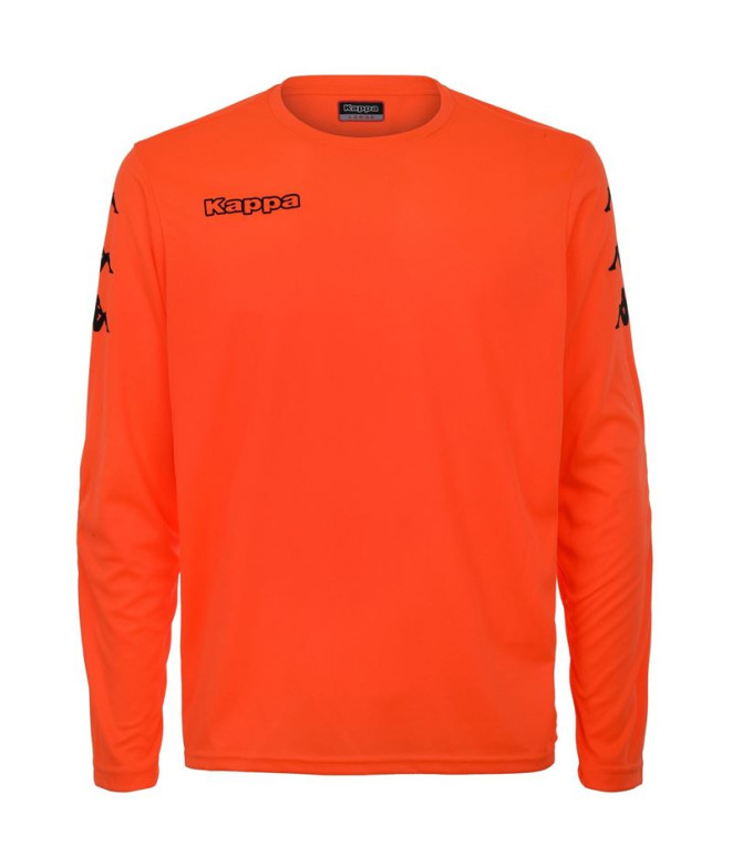 Sweat Football Kappa Homme Portier Rouge fluorescent