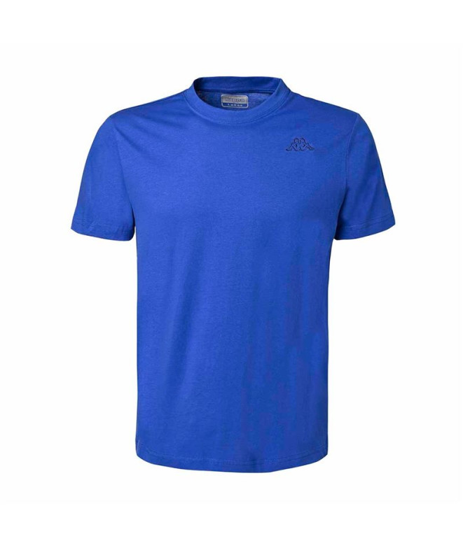 Camiseta Kappa Cafers Slim Korporate Hombre Blue Royal Blue