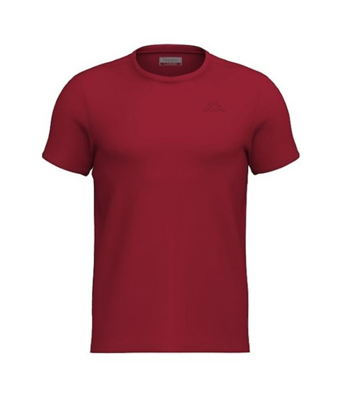 Camiseta Kappa Homem Cafers Slim Vermelho Chily Pepper Vermelho Profundo