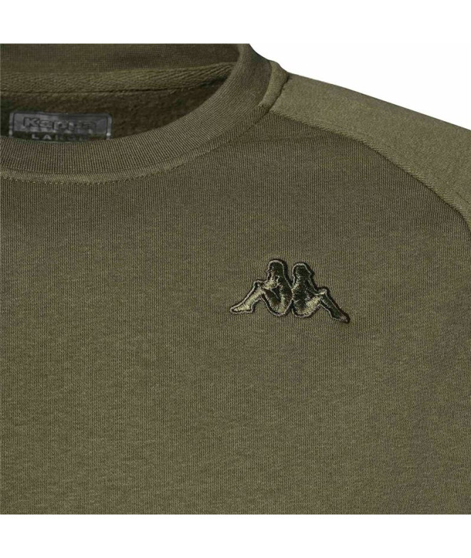 Moletom Kappa Homem Caimali Korporate Verde...
