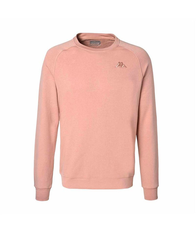 Sweat Kappa Homme Caimali Korporate Rose Misty Pink Dark Dusty