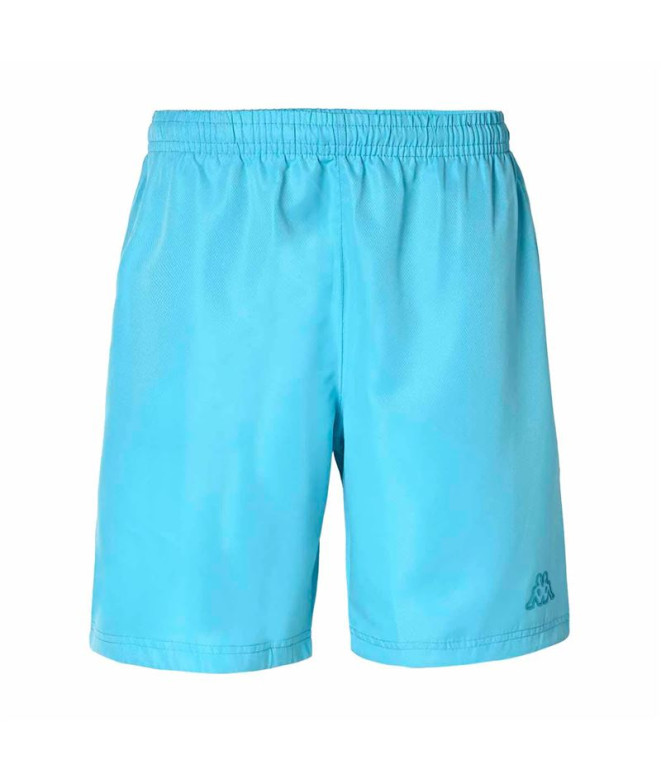 Calça Kappa Homem Kiamon Short Korporate Turquoise Fairy Blue Bird