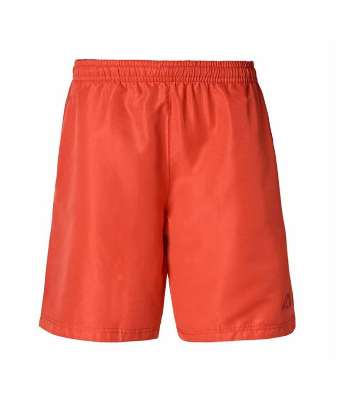 Calça Kappa Homem Kiamon Short Korporate Vermelho Mid Coral Vermelho Blaze