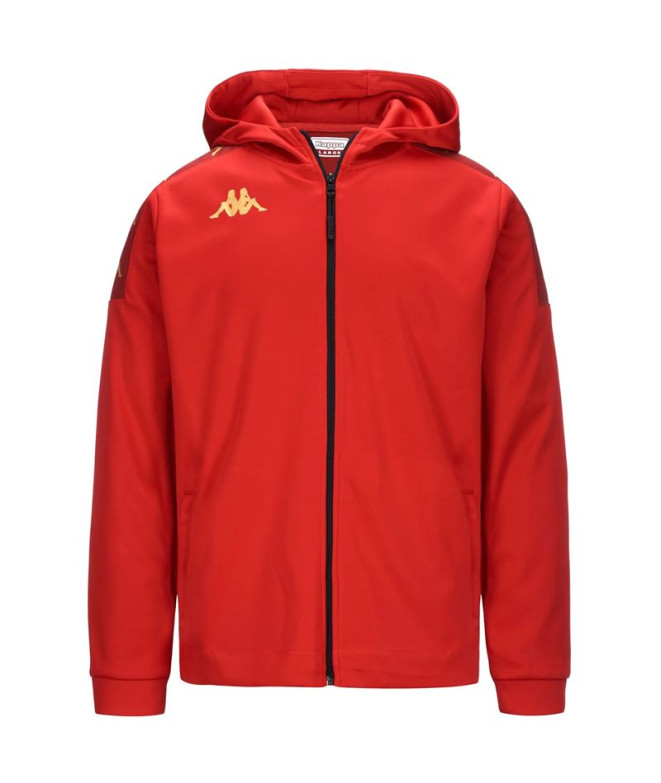 Chaqueta de fútbol Kappa Grevelo Hombre Rojo/Red Dk Dahlia