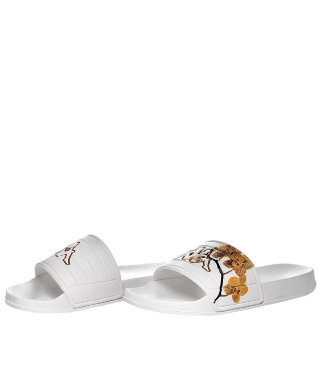 Chanclas Kappa Noles 7 Mujer White/Sepia