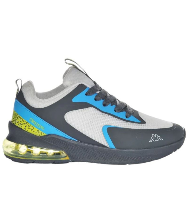 Zapatillas Kappa Nagyo Jr Lace Infantil Gris Dk/Blanco