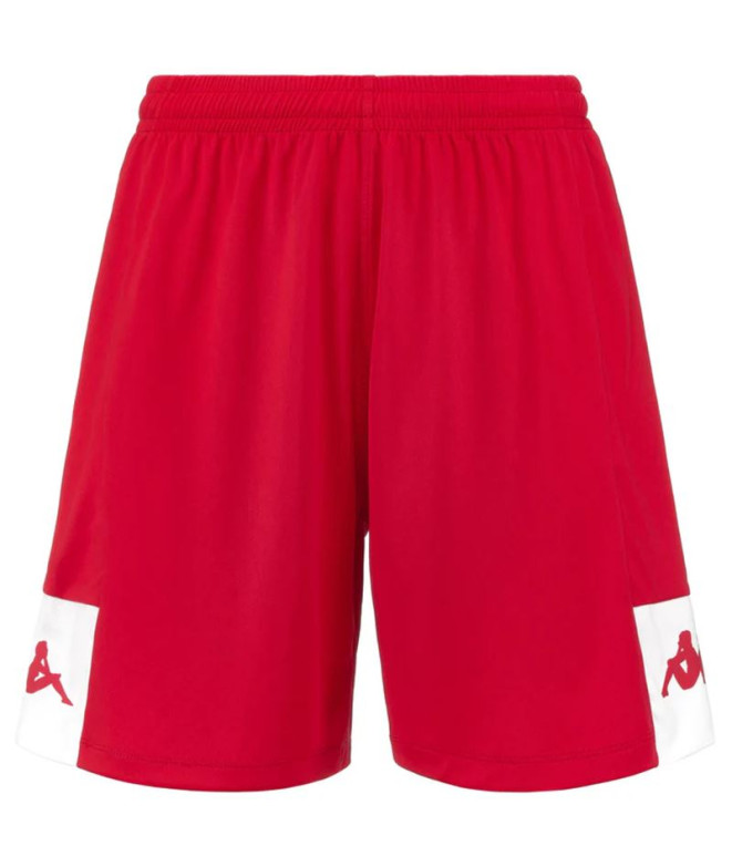 Calça Futebol Kappa Homem Daggo Vermelho/Branco