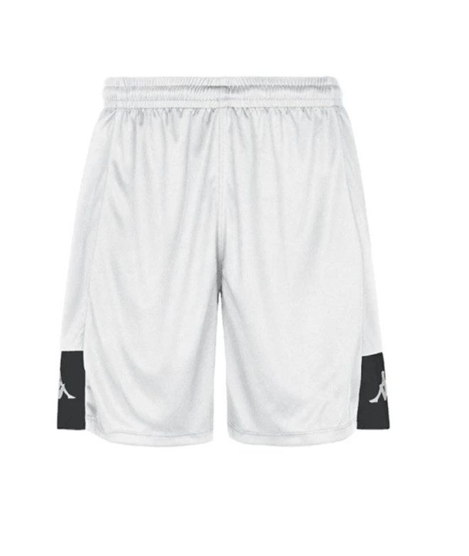 Calça Futebol Kappa Homem Daggo Branco/Preto