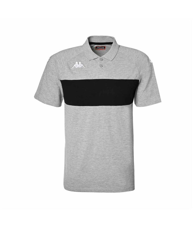 Polo Kappa Homme Dianetti Gris/Noir