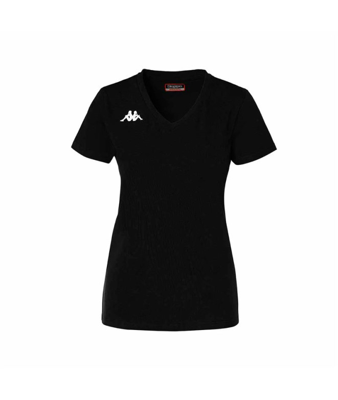Camiseta Kappa Brizza Mujer Negro