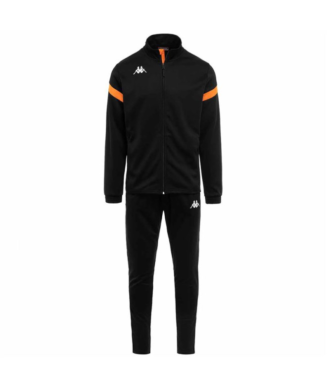 Chándal Kappa Dalcito Hombre Negro/Naranja