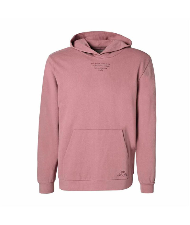 Sweat Kappa Homme Faetano Life Pink Dusty