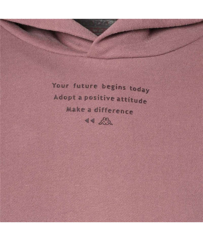 Sweat Kappa Homme Faetano Life Pink Dusty