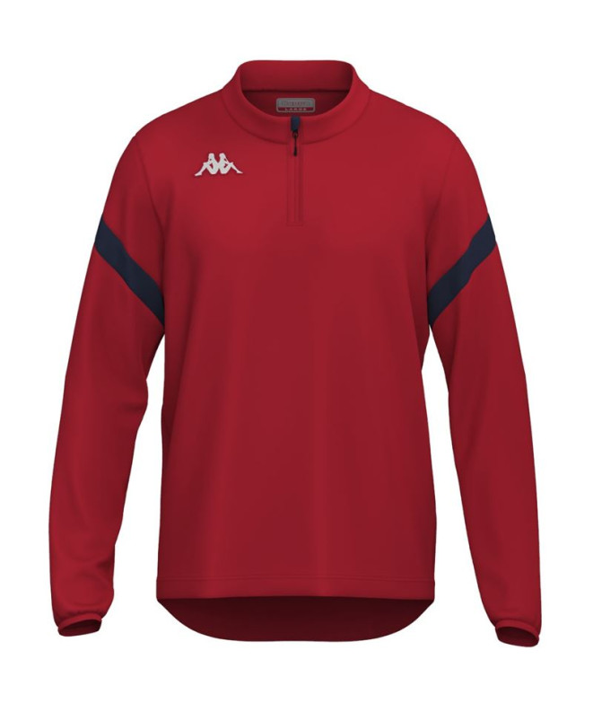 Sudadera Fitness Kappa Dolvole Hombre Red/Blue Marine