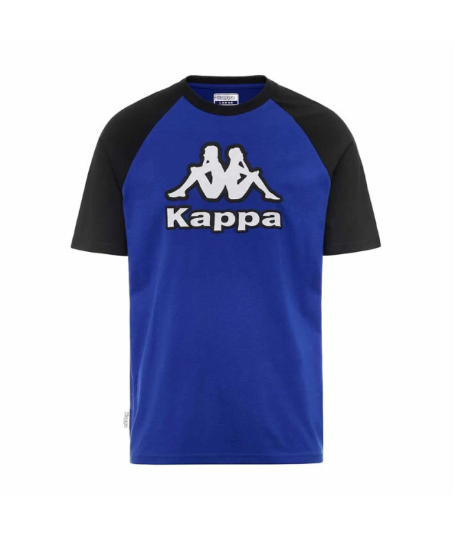 Camiseta Kappa Homem T-shirt Frus Azul Real/Preto