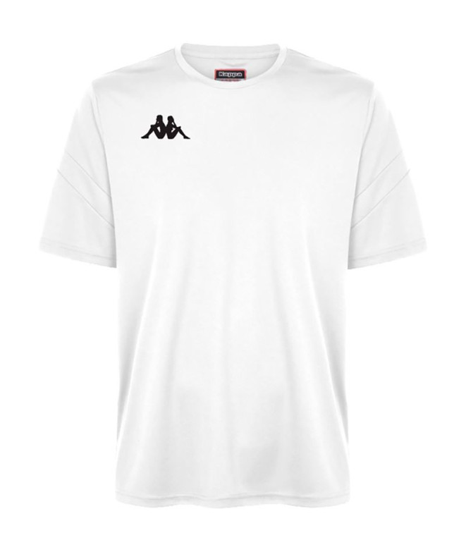 Camiseta de Fútbol Kappa Dovo Hombre Blanca