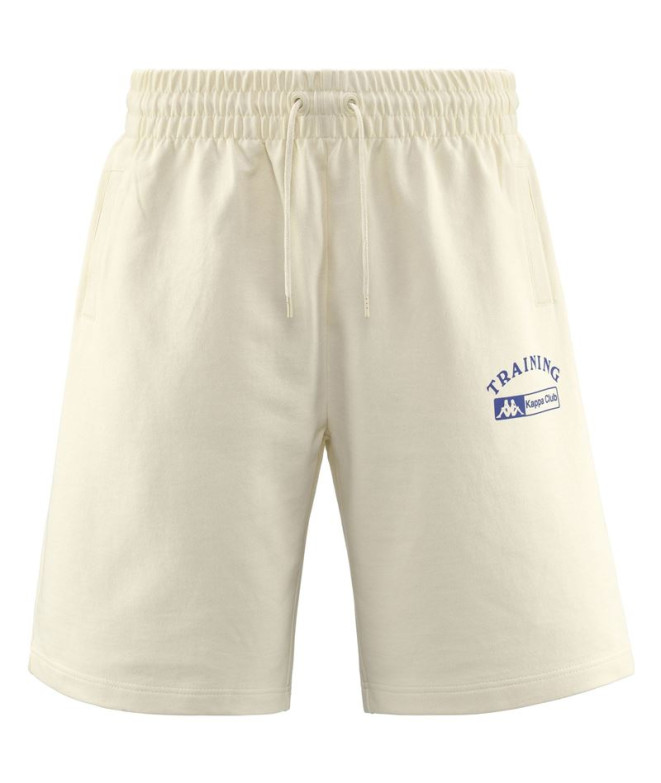 Pantalón Kappa Authentic Spire Organic Hombre White Blue Royal