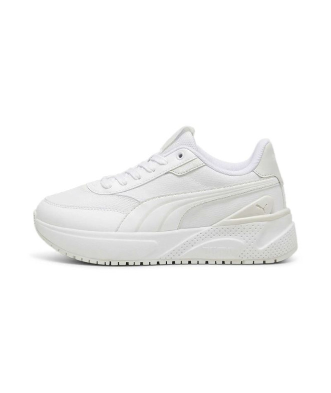 Sapatilhas Mulher Puma R78 Disrupt Lt Branco/Cinza