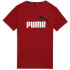 Camiseta Menino Puma Ess+ 2 Col Logo Vermelho Intenso
