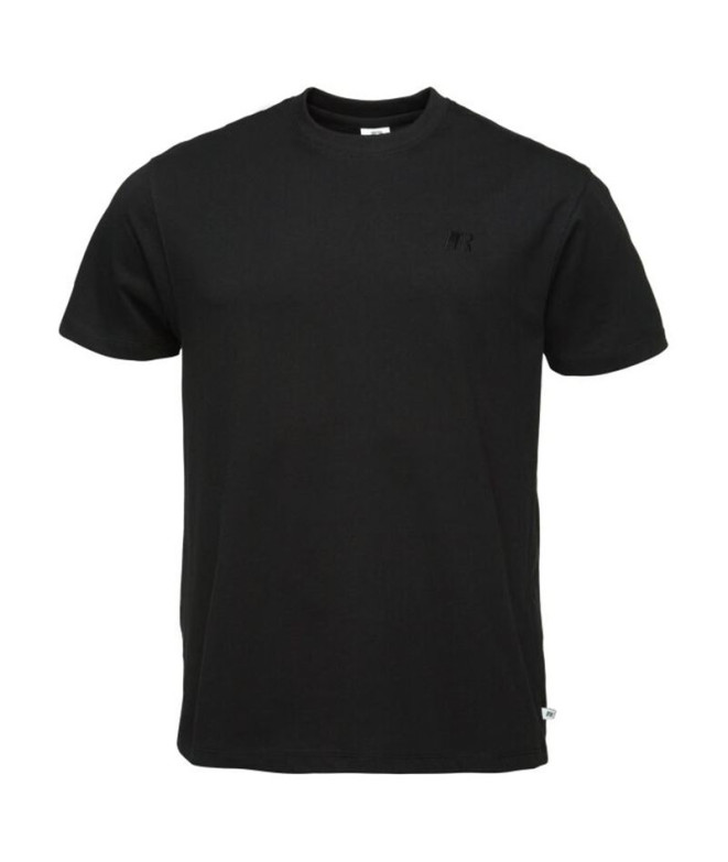 Camiseta Russell S/S Crewneck Tee Shirt Hombre Negro