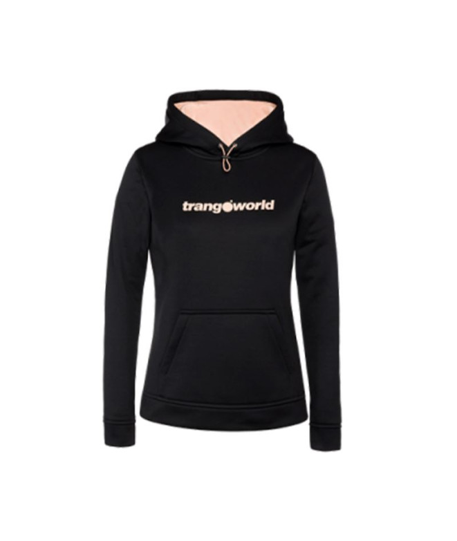 Sudadera Trangoworld Poppi Mujer Negro/Rosa