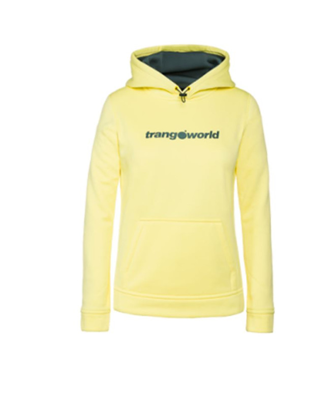 Moletom Trangoworld Mulher Poppi Amarelo/Cinza