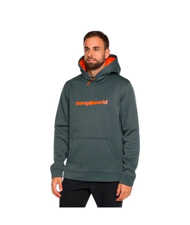 Sudadera Trangoworld Login Hombre Gris/Naranja