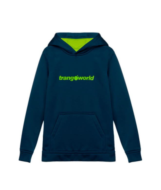 Moletom Trangoworld Infantil Kura azul/verde