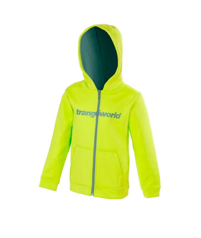 Veste Trangoworld Enfant Oby Lime/Feuilles vertes