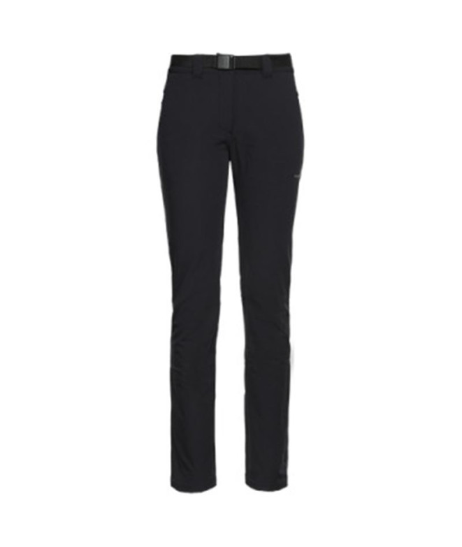 Pantalón Trangoworld Largo Glamos Mujer Negro