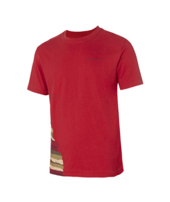 T-shirt Trangoworld Homme Tolarp Pompeian rouge