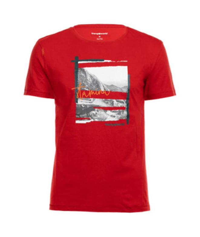 Camiseta Trangoworld Homem Stamina Pompeian red