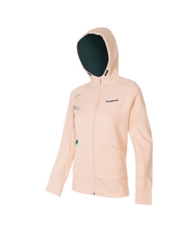 Chaqueta Trangoworld Serenity Mujer Rosa Melocotón pálido/pino ponderosa