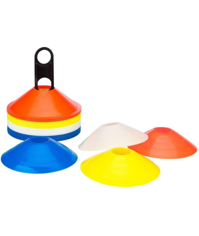 Set Zastor 40 Cones Ag-404 Azul/Amarelo/Branco/Laranja Pack