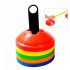 Set Suporte Zastor 50 Cones com espadas Ag-505C Laranja/Vermelho/Amarelo/Verde/Azul Pack